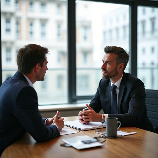 Professionelles Recruiting Gespräch in Wien